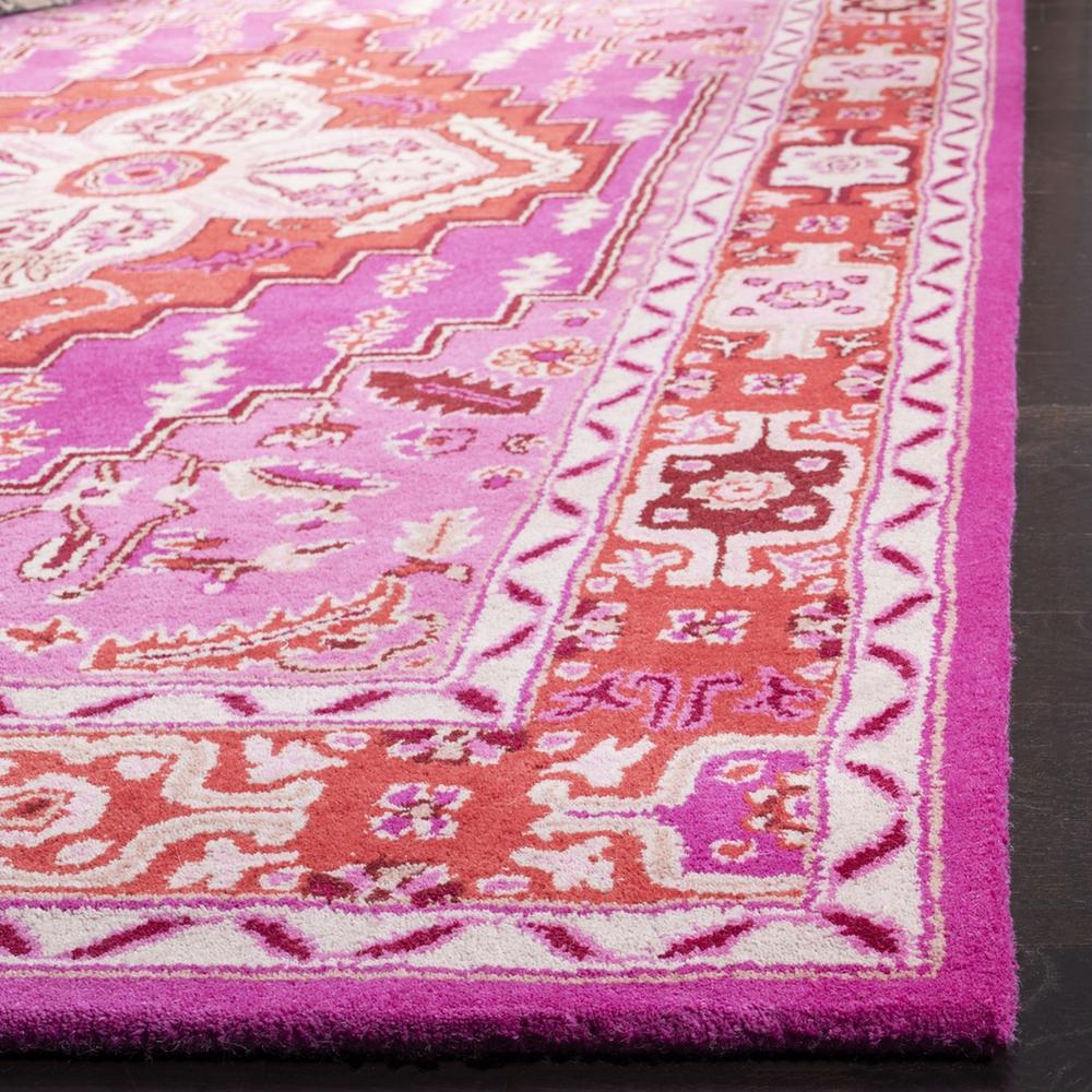Bellagio, RED / PINK, 6' X 9', Area Rug. Picture 1