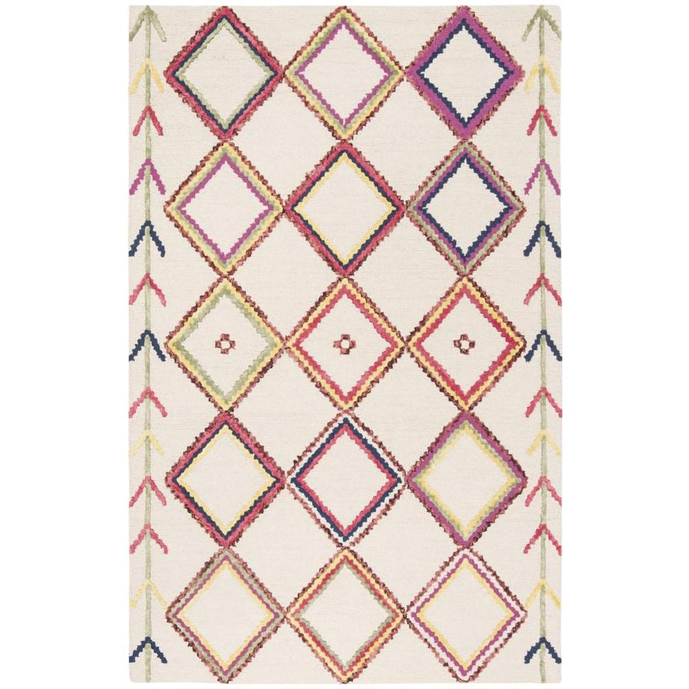 Bellagio, IVORY / MULTI, 6' X 9', Area Rug, BLG563A-6. Picture 1