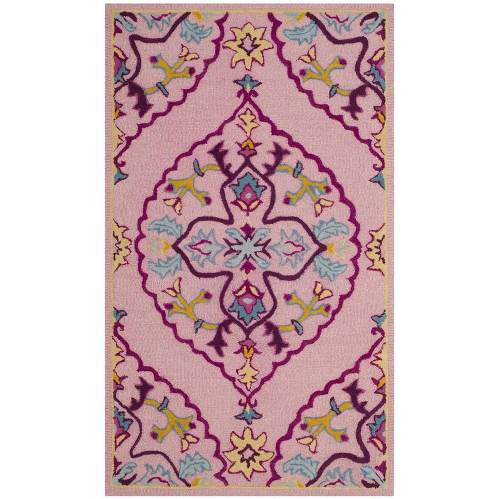 Bellagio, PINK / MULTI, 4' X 6', Area Rug, BLG605A-4. Picture 1