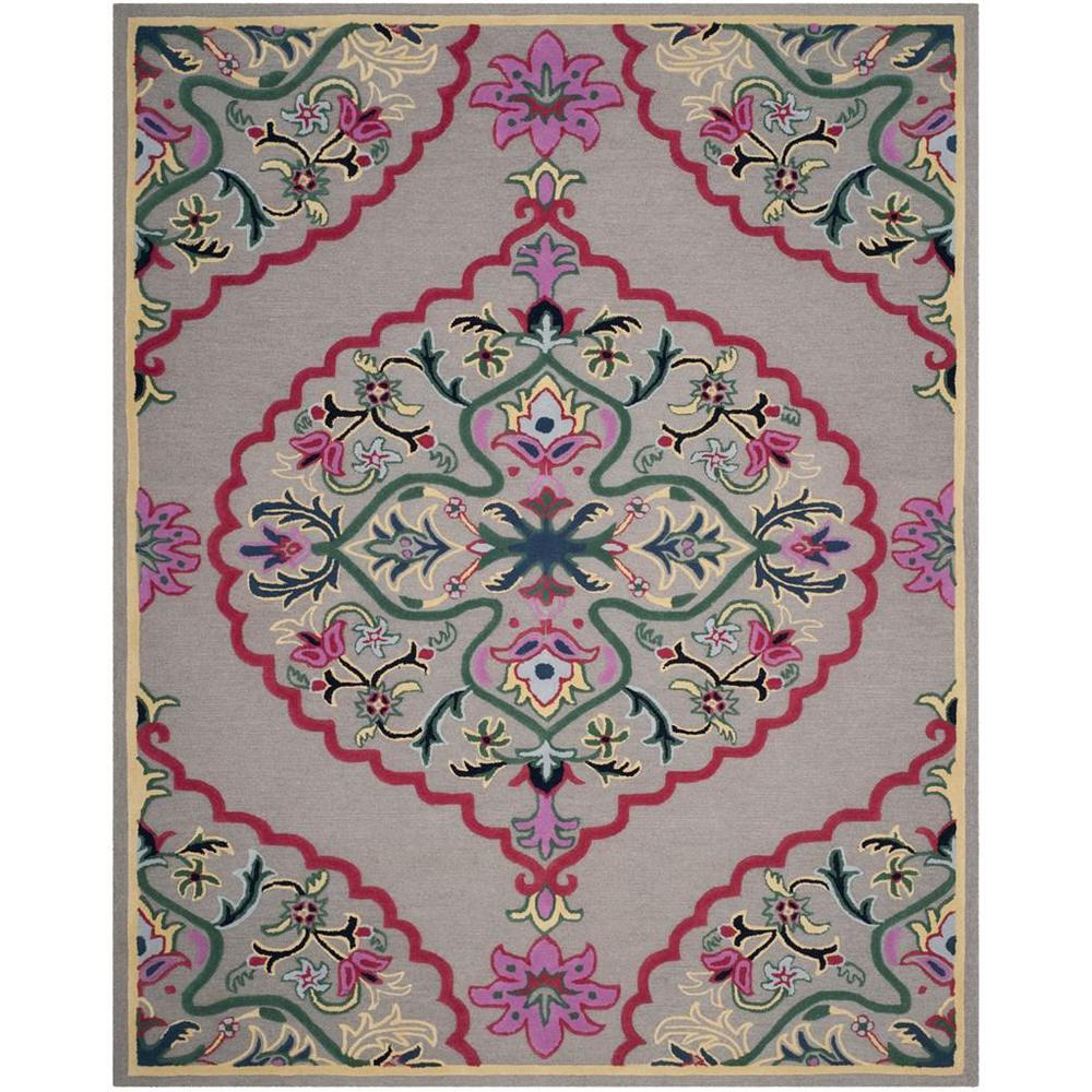 Bellagio, DARK GREY / MULTI, 8'-9" X 12', Area Rug. Picture 1