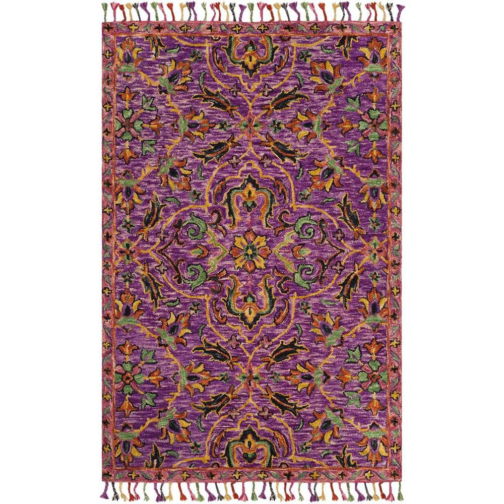 BLOSSOM, PURPLE / MULTI, 3' X 5', Area Rug. Picture 1