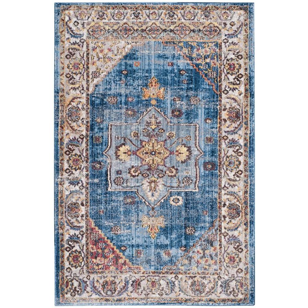 BRISTOL, BLUE / IVORY, 6' X 9', Area Rug, BTL349C-6. Picture 1