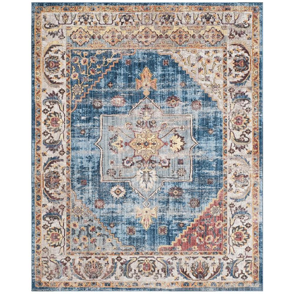 BRISTOL, BLUE / IVORY, 9' X 12', Area Rug, BTL349C-9. Picture 1