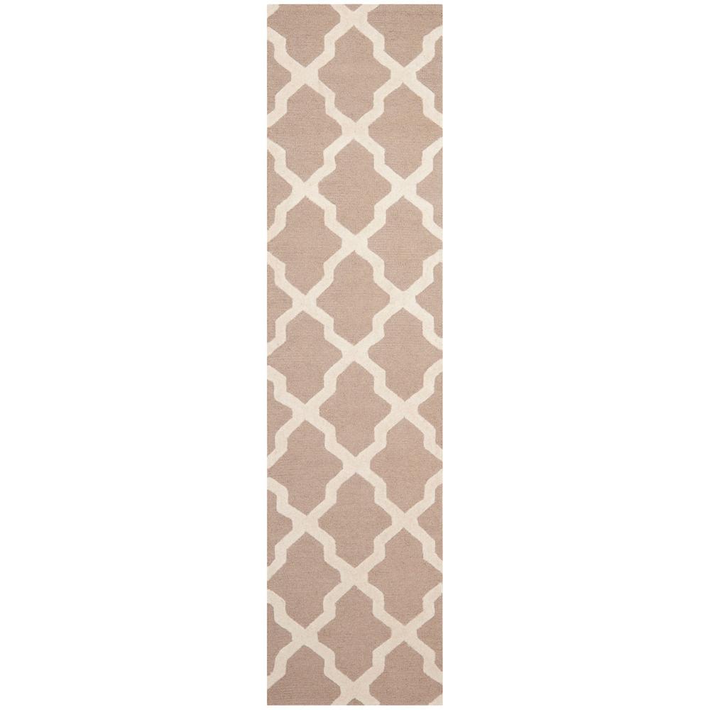 CAMBRIDGE, BEIGE / IVORY, 2'-6" X 12', Area Rug, CAM121J-212. Picture 1