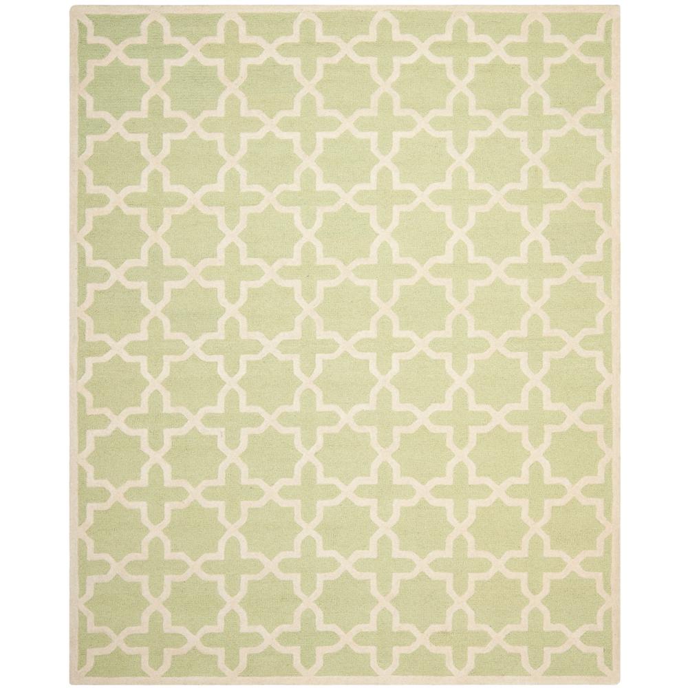 CAMBRIDGE, LIGHT GREEN / IVORY, 11' X 15', Area Rug, CAM125B-1115. Picture 1