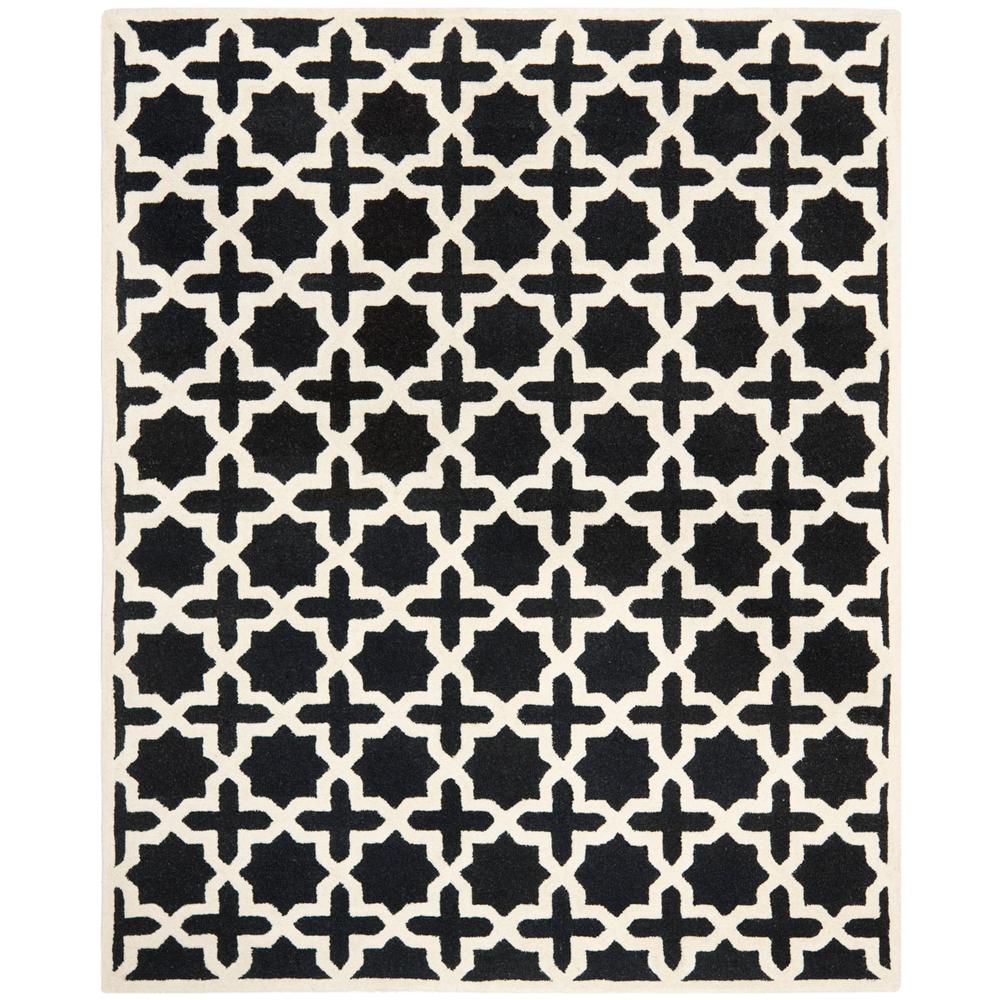 CAMBRIDGE, BLACK / IVORY, 11' X 15', Area Rug, CAM125E-1115. Picture 1