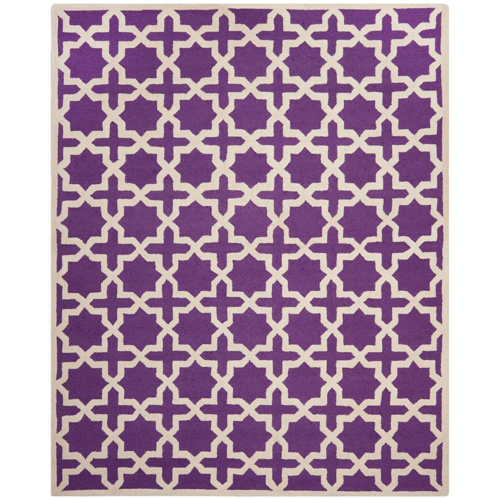 CAMBRIDGE, PURPLE / IVORY, 8' X 10', Area Rug, CAM125K-8. Picture 1