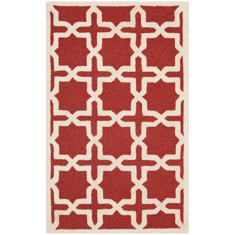 CAMBRIDGE, RUST / IVORY, 3' X 5', Area Rug, CAM125L-3. Picture 1