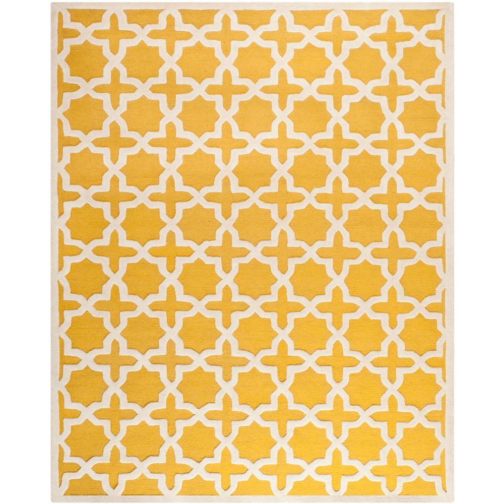 CAMBRIDGE, GOLD / IVORY, 11' X 15', Area Rug, CAM125Q-1115. Picture 1