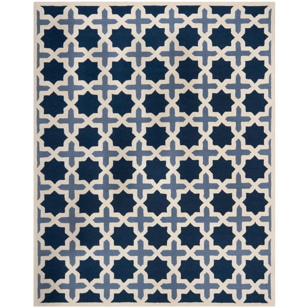 CAMBRIDGE, BLUE / IVORY, 11' X 15', Area Rug, CAM127A-1115. Picture 1