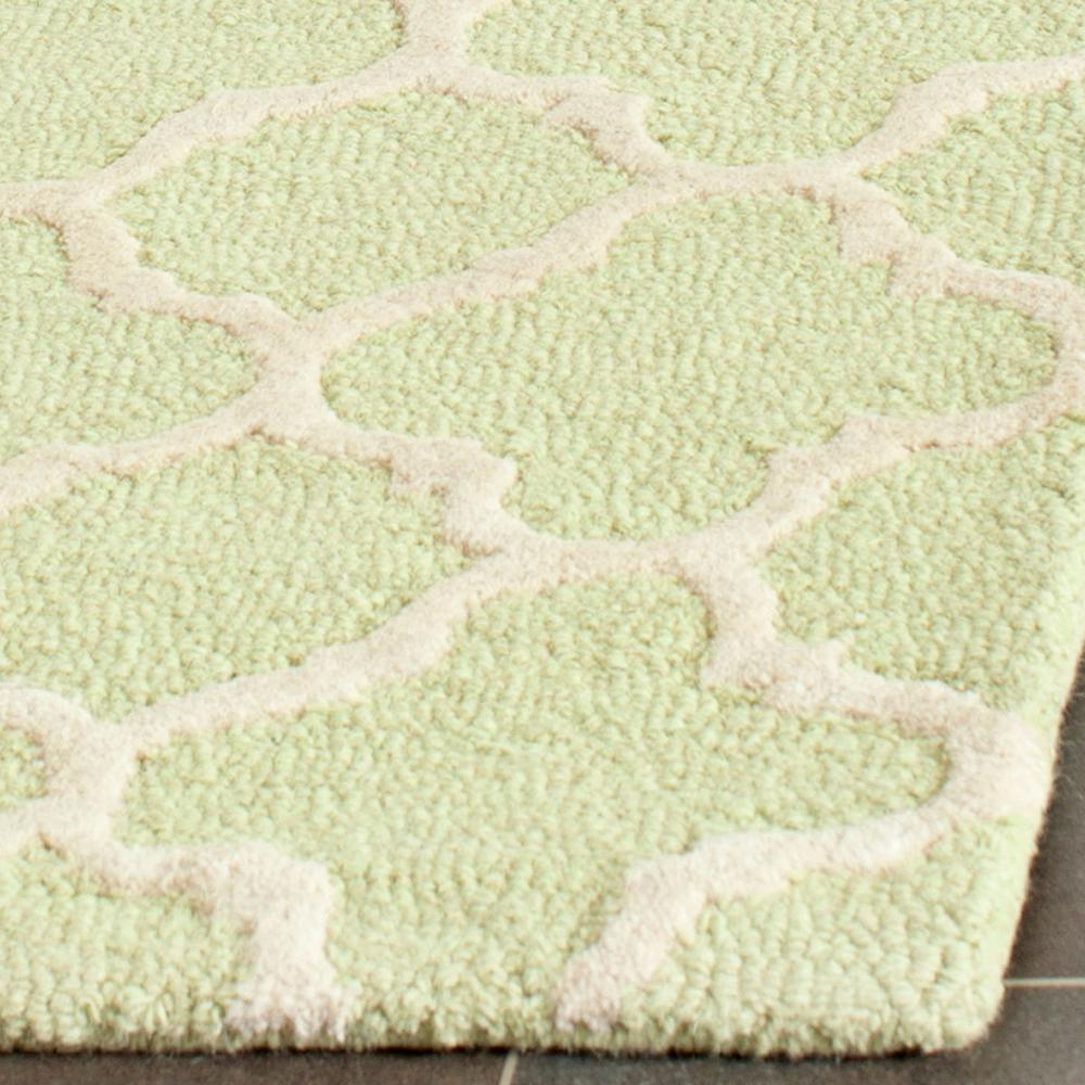 CAMBRIDGE, LIGHT GREEN / IVORY, 2'-6" X 12', Area Rug, CAM130B-212. Picture 1