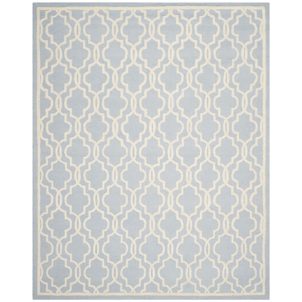 CAMBRIDGE, LIGHT BLUE / IVORY, 11' X 15', Area Rug, CAM131A-1115. Picture 1