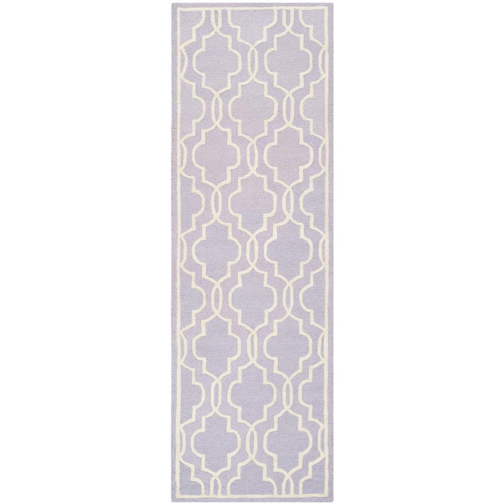 CAMBRIDGE, LAVANDER / IVORY, 2'-6" X 4', Area Rug, CAM131C-24. Picture 1