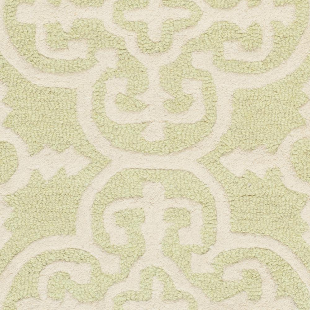 CAMBRIDGE, LIGHT GREEN / IVORY, 2'-6" X 4', Area Rug, CAM133B-24. Picture 2