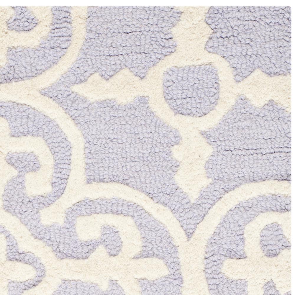 CAMBRIDGE, LAVANDER / IVORY, 2'-6" X 4', Area Rug, CAM133C-24. Picture 3