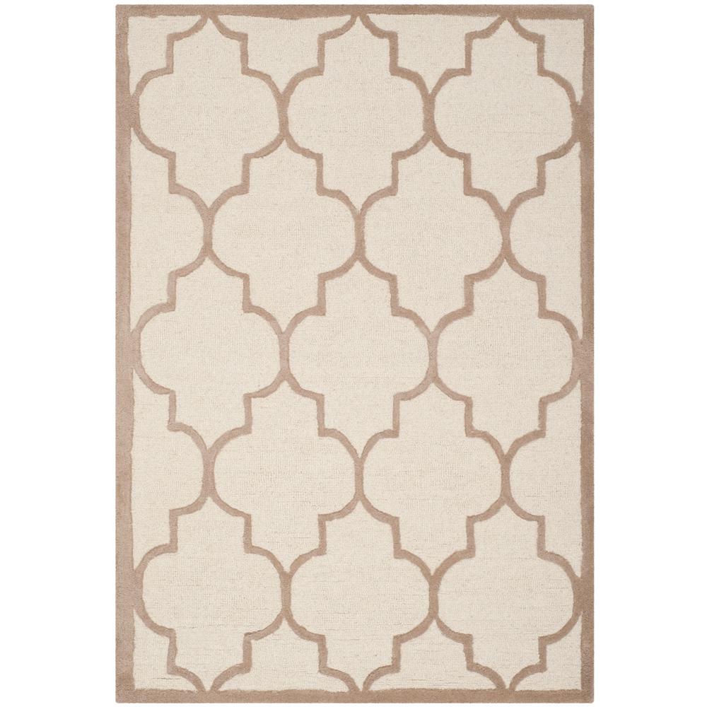CAMBRIDGE, IVORY / BEIGE, 4' X 6', Area Rug, CAM134P-4. Picture 1