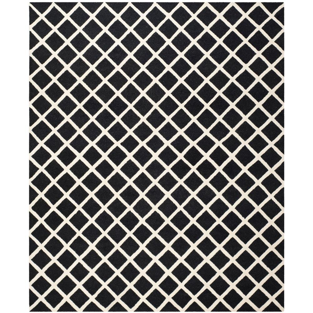 CAMBRIDGE, BLACK / IVORY, 9' X 12', Area Rug, CAM135E-9. Picture 1
