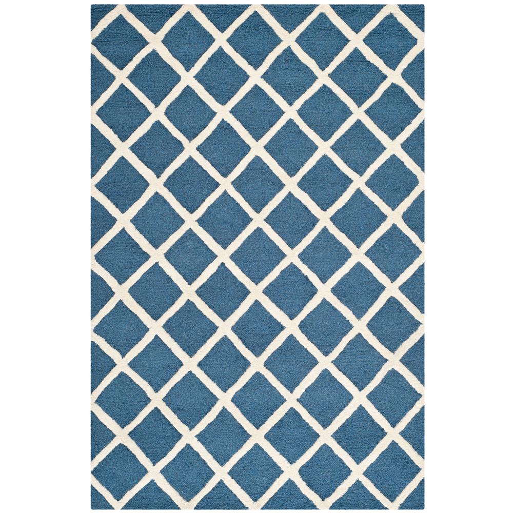 CAMBRIDGE, NAVY / IVORY, 4' X 6', Area Rug, CAM135G-4. Picture 1