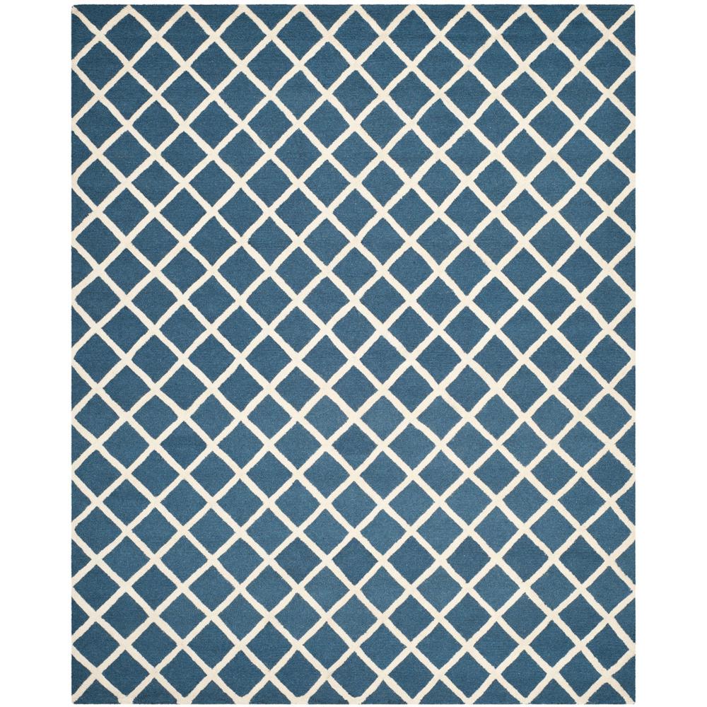 CAMBRIDGE, NAVY / IVORY, 9' X 12', Area Rug, CAM135G-9. Picture 1
