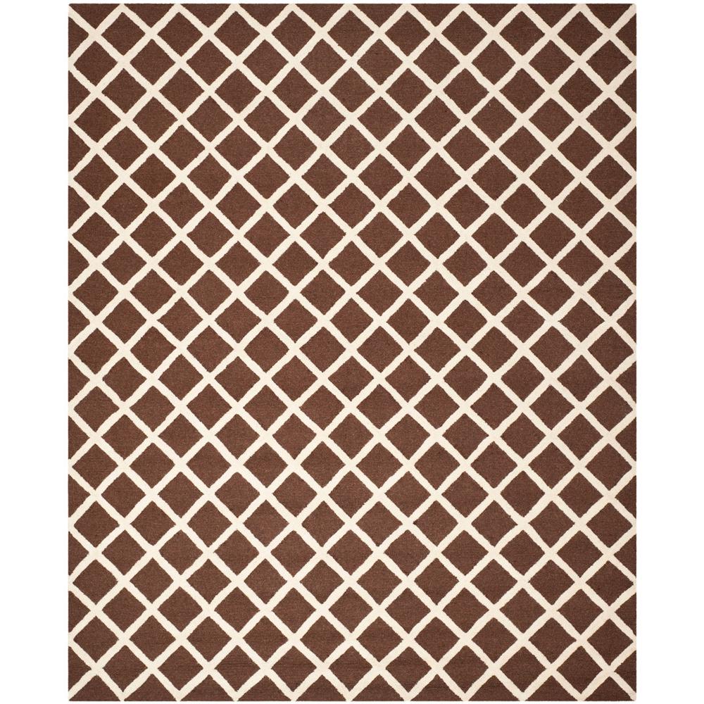 CAMBRIDGE, DARK BROWN / IVORY, 9' X 12', Area Rug, CAM135H-9. Picture 1