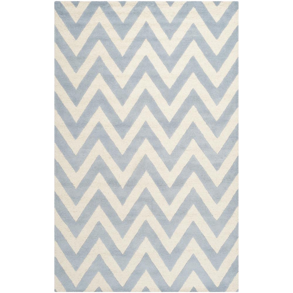 CAMBRIDGE, LIGHT BLUE / IVORY, 10' X 14', Area Rug, CAM139A-10. Picture 1