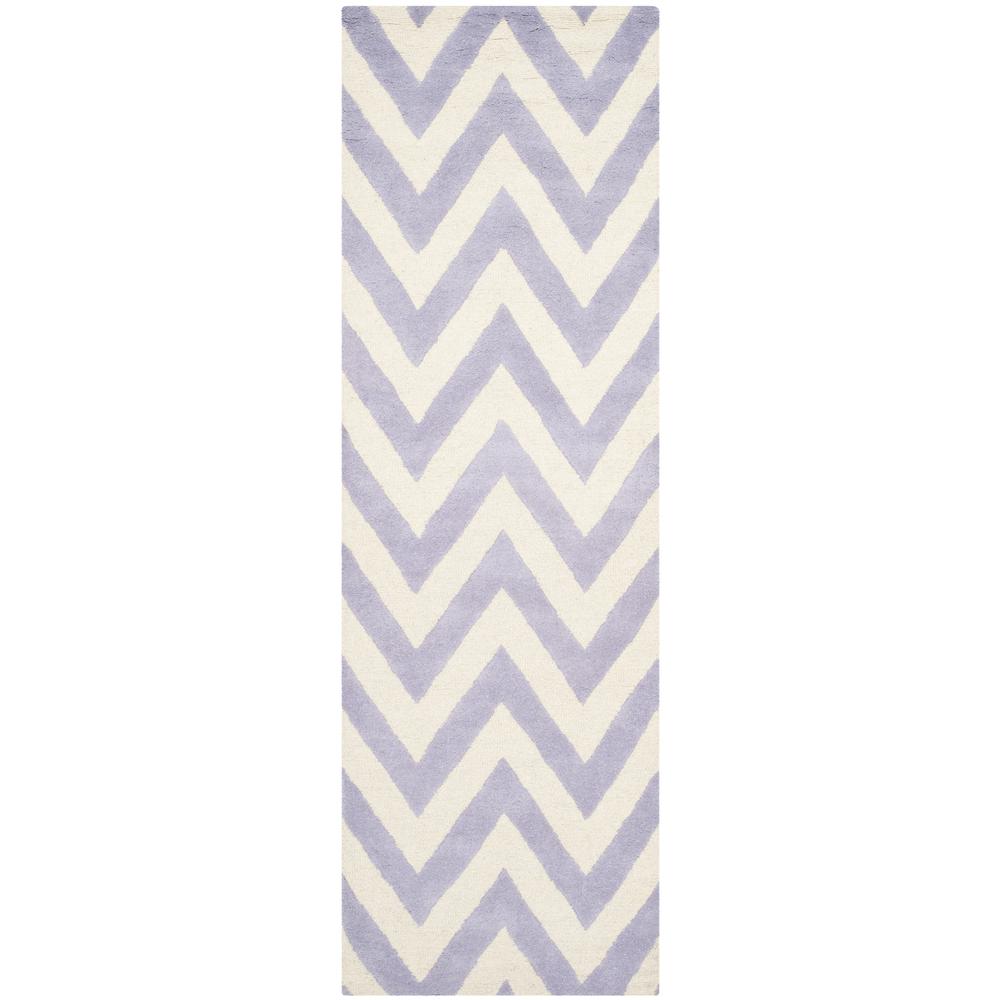 CAMBRIDGE, LAVANDER / IVORY, 2'-6" X 8', Area Rug, CAM139C-28. Picture 1