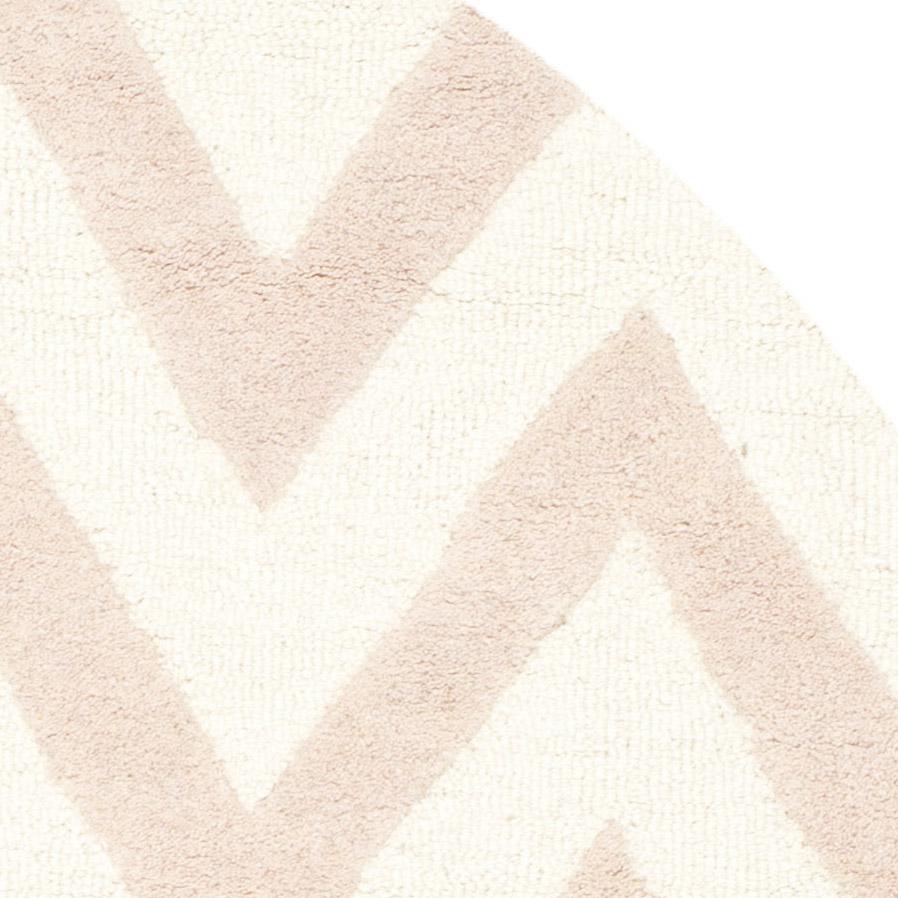 CAMBRIDGE, LIGHT PINK / IVORY, 6' X 6' Round, Area Rug, CAM139M-6R. Picture 4