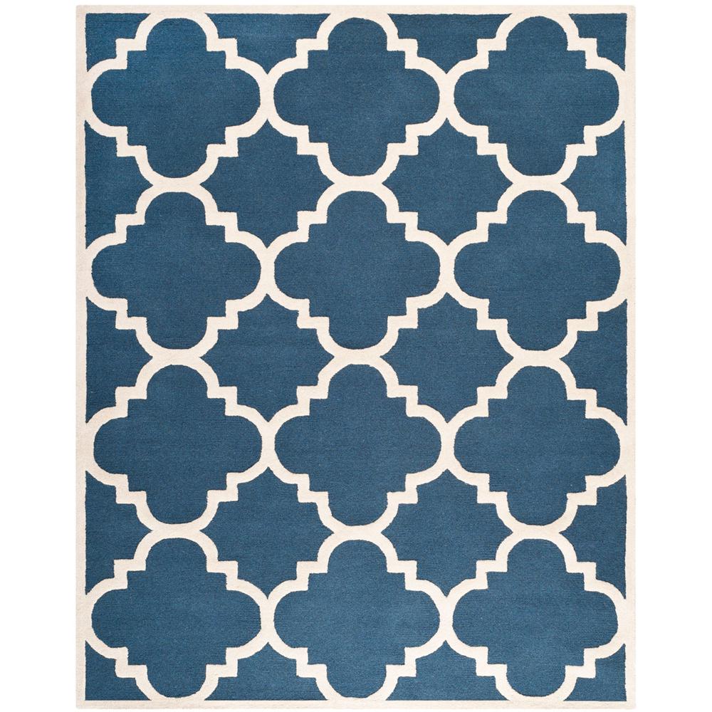 CAMBRIDGE, NAVY / IVORY, 11' X 15', Area Rug, CAM140G-1115. Picture 1