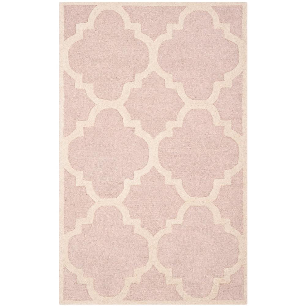 CAMBRIDGE, LIGHT PINK / IVORY, 3' X 5', Area Rug, CAM140M-3. Picture 1