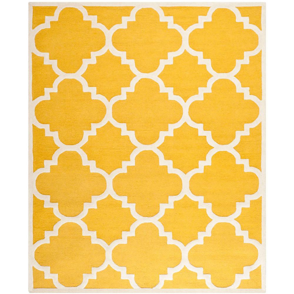 CAMBRIDGE, GOLD / IVORY, 11' X 15', Area Rug, CAM140Q-1115. Picture 1