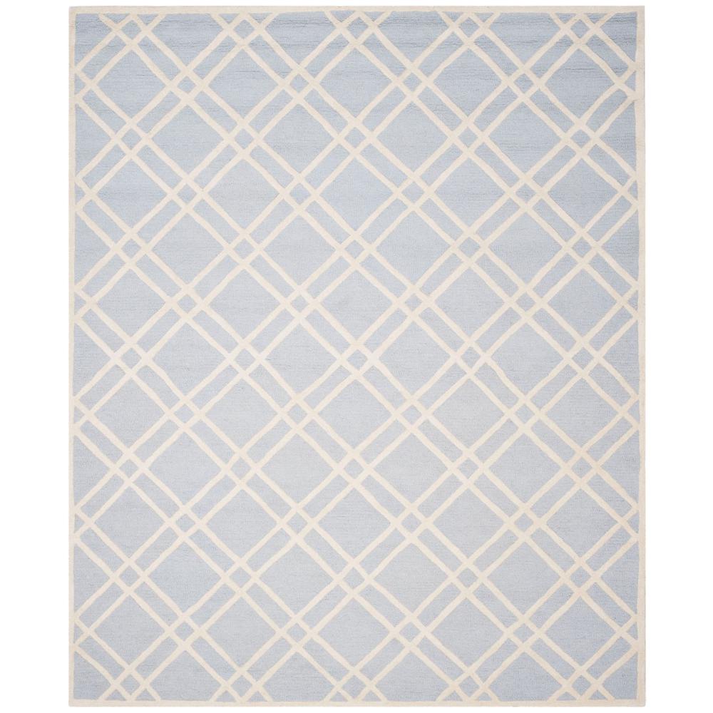 CAMBRIDGE, LIGHT BLUE / IVORY, 9' X 12', Area Rug, CAM142A-9. Picture 1