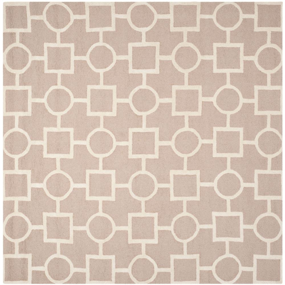 CAMBRIDGE, BEIGE / IVORY, 8' X 8' Square, Area Rug, CAM143J-8SQ. Picture 1