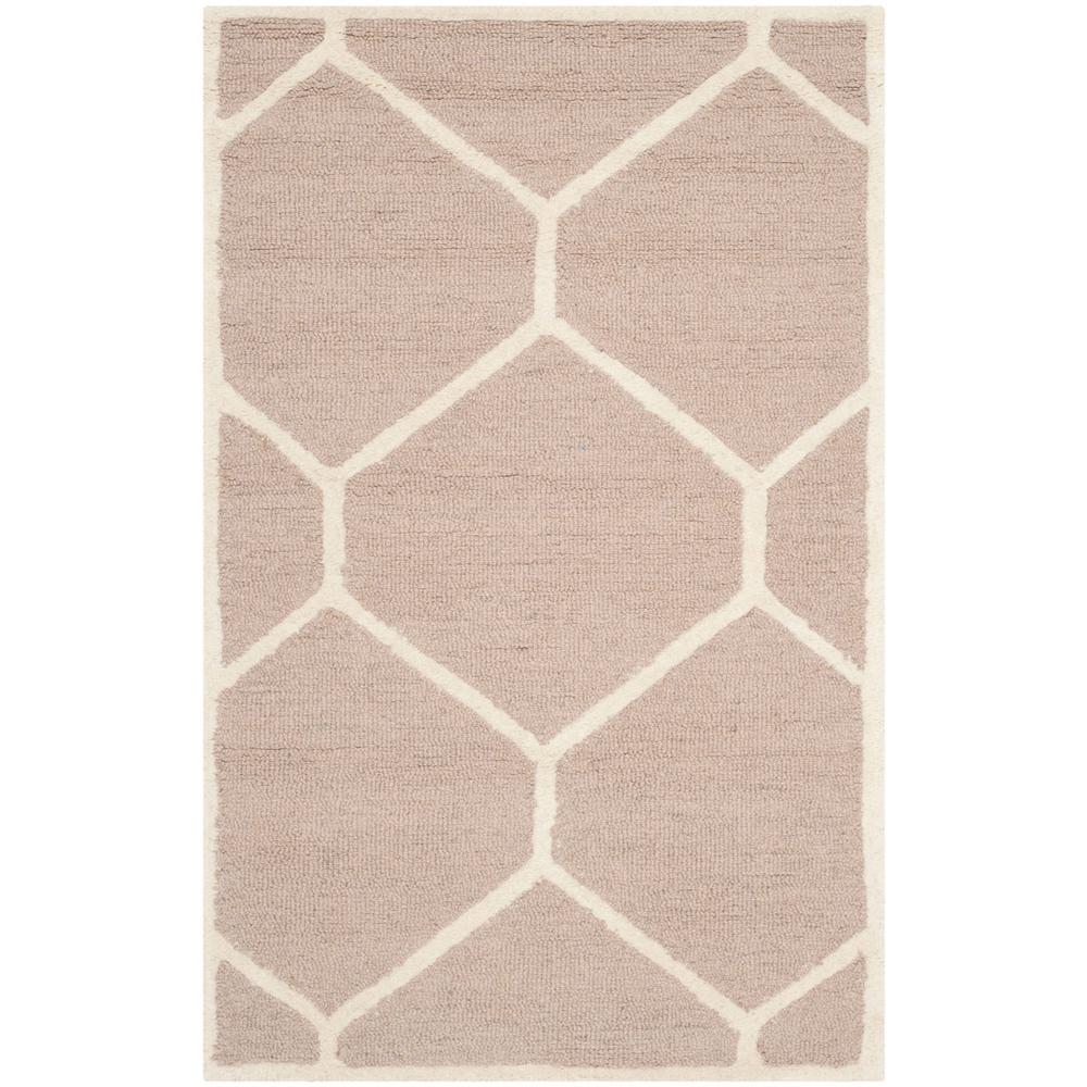 CAMBRIDGE, BEIGE / IVORY, 2'-6" X 4', Area Rug, CAM144J-24. Picture 1
