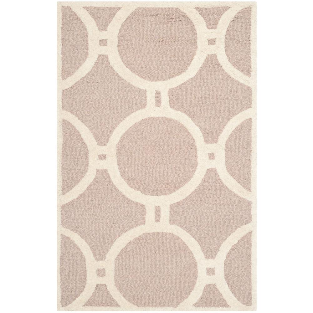 CAMBRIDGE, BEIGE / IVORY, 2'-6" X 4', Area Rug, CAM145J-24. Picture 1