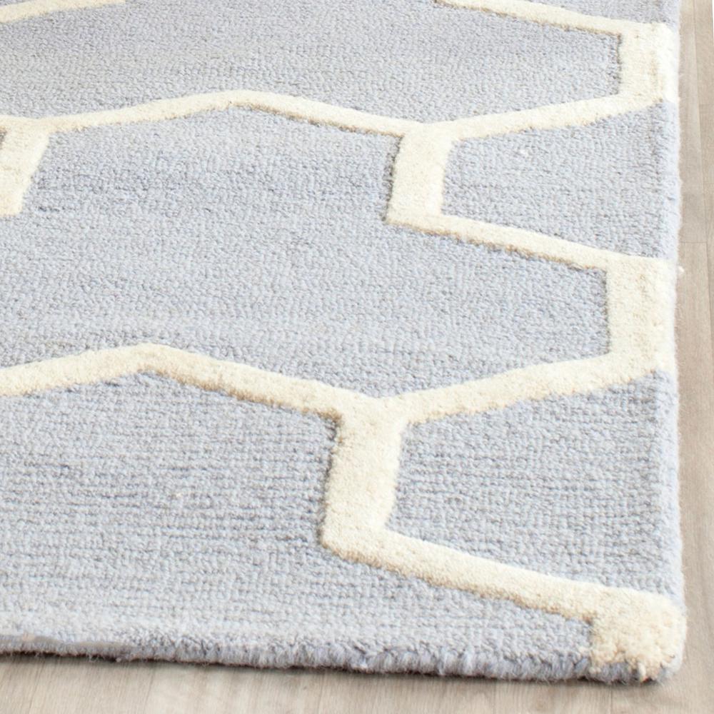 CAMBRIDGE, LIGHT BLUE / IVORY, 6' X 9', Area Rug, CAM146A-6. Picture 1