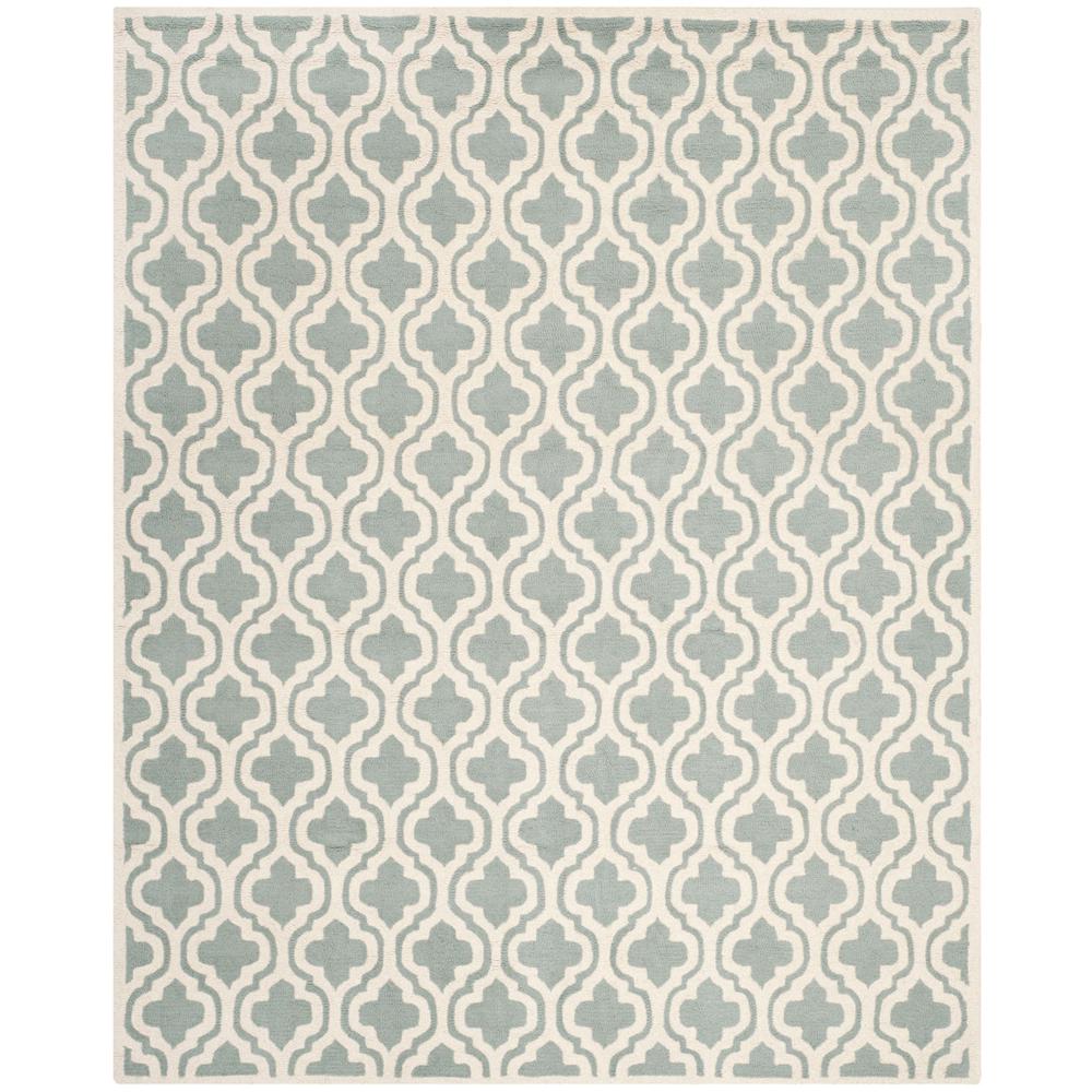 CAMBRIDGE, SPA / IVORY, 9' X 12', Area Rug. Picture 1