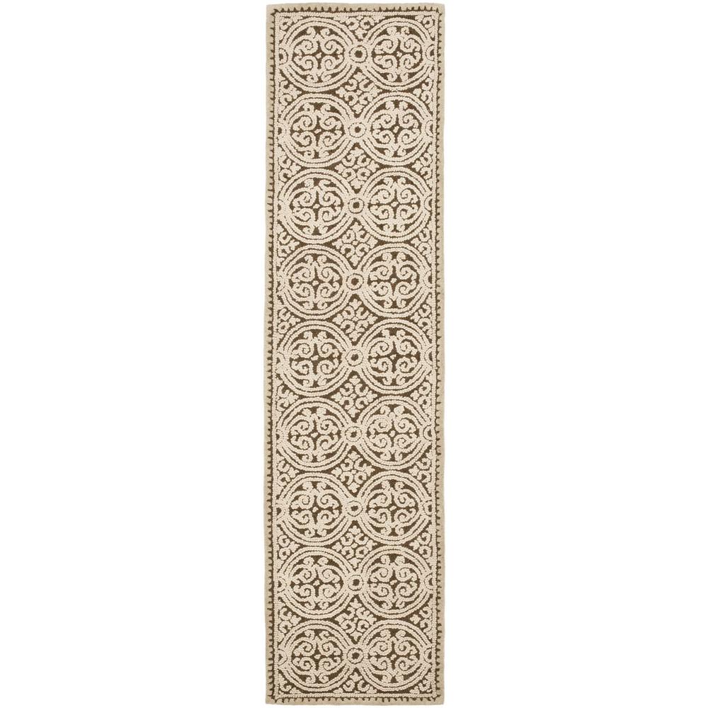 CAMBRIDGE, TAN / MULTI, 2'-6" X 10', Area Rug. Picture 1