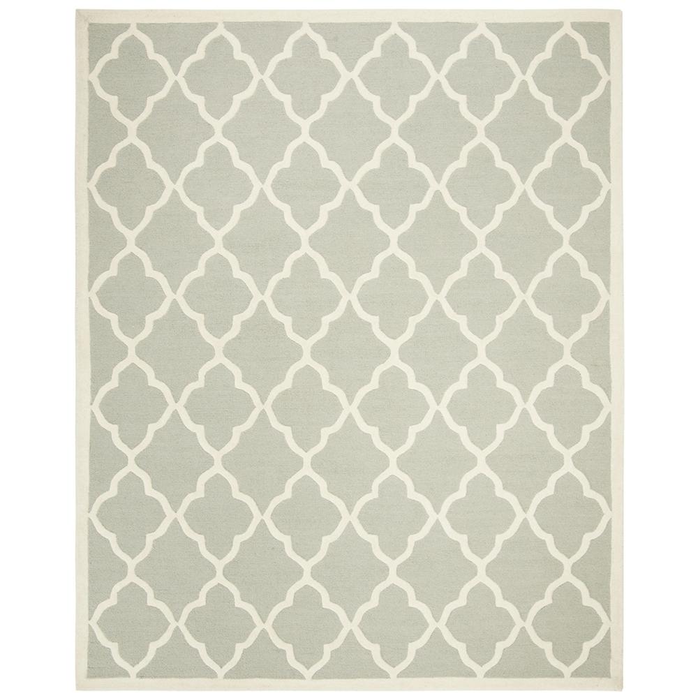 CAMBRIDGE, LIGHT GREY / IVORY, 9' X 12', Area Rug, CAM312L-9. Picture 1