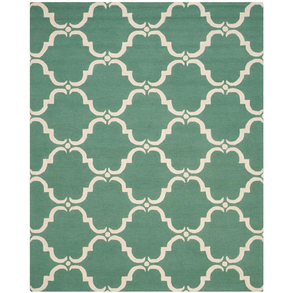 CAMBRIDGE, TEAL / IVORY, 9' X 12', Area Rug, CAM703T-9. Picture 1