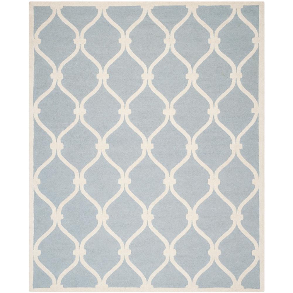 CAMBRIDGE, BLUE / IVORY, 8' X 10', Area Rug, CAM710B-8. Picture 1