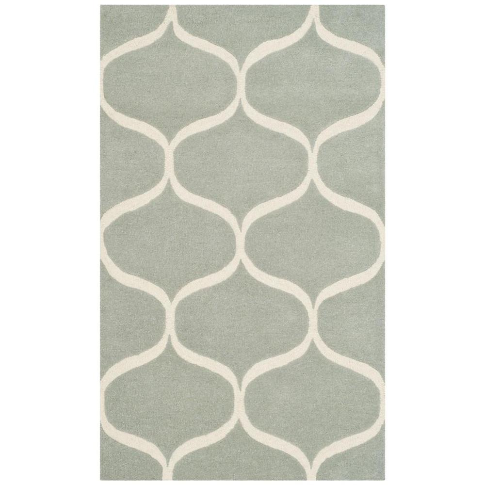 CAMBRIDGE, GREY / IVORY, 4' X 6', Area Rug, CAM730G-4. Picture 1