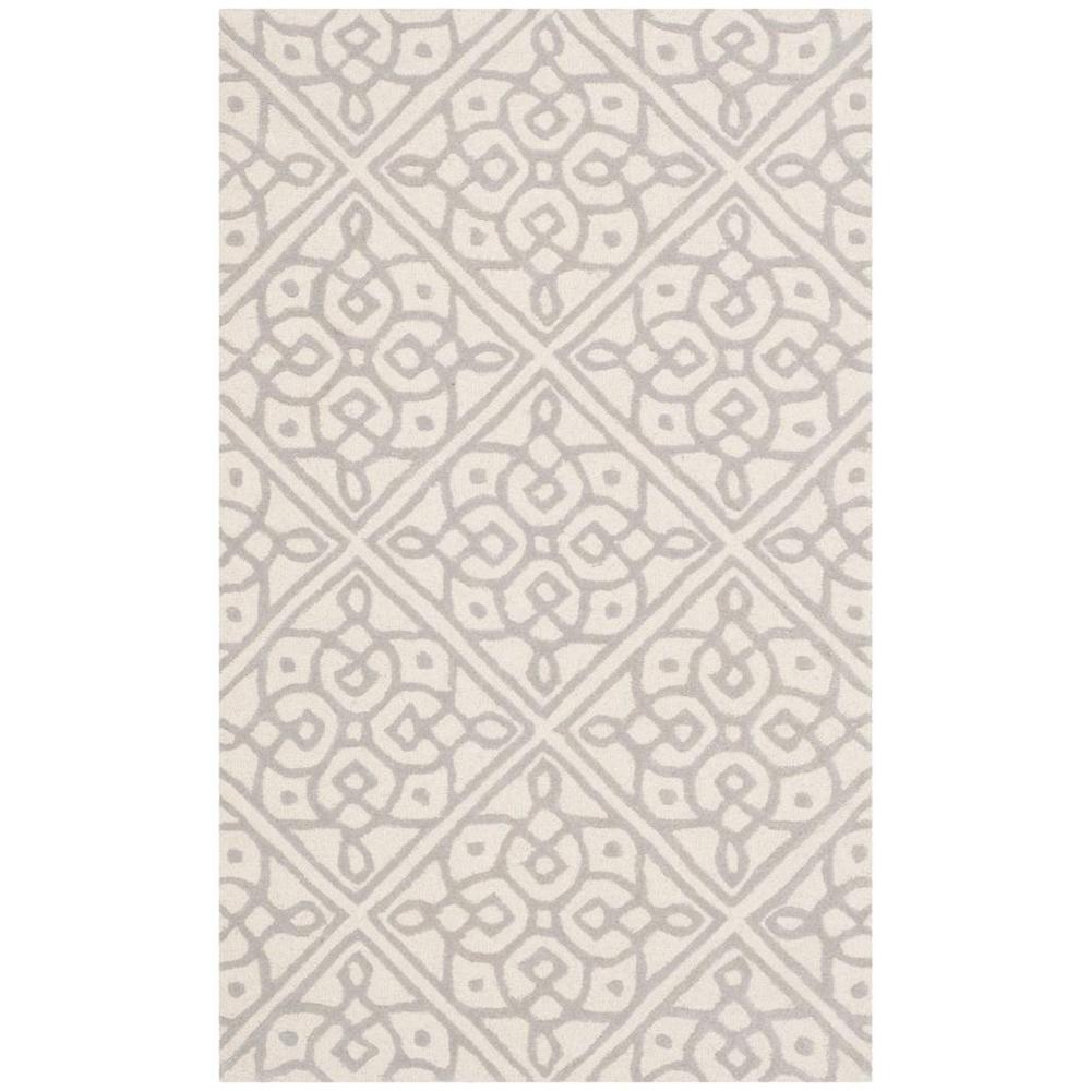 CAMBRIDGE, IVORY / GREY, 4' X 6', Area Rug, CAM731Q-4. Picture 1