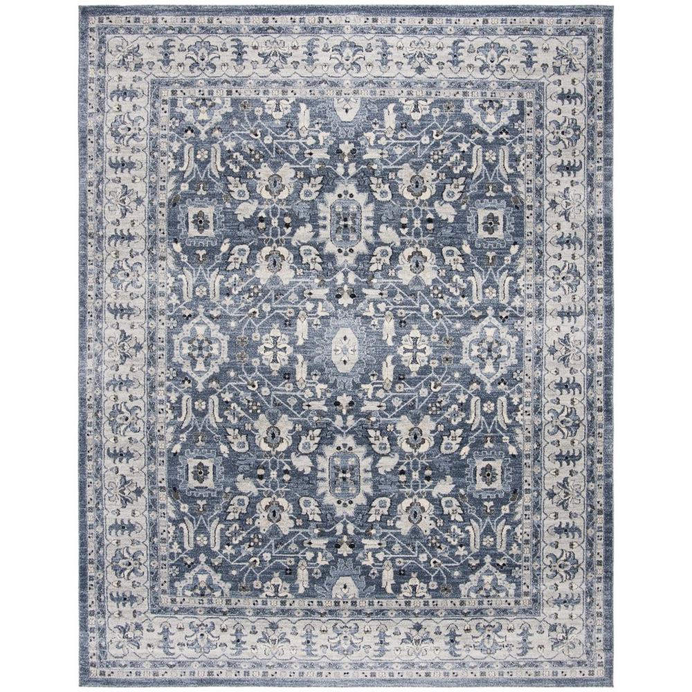 CHARLESTON, NAVY / CREME, 9' X 12', Area Rug, CHL412N-9. Picture 1