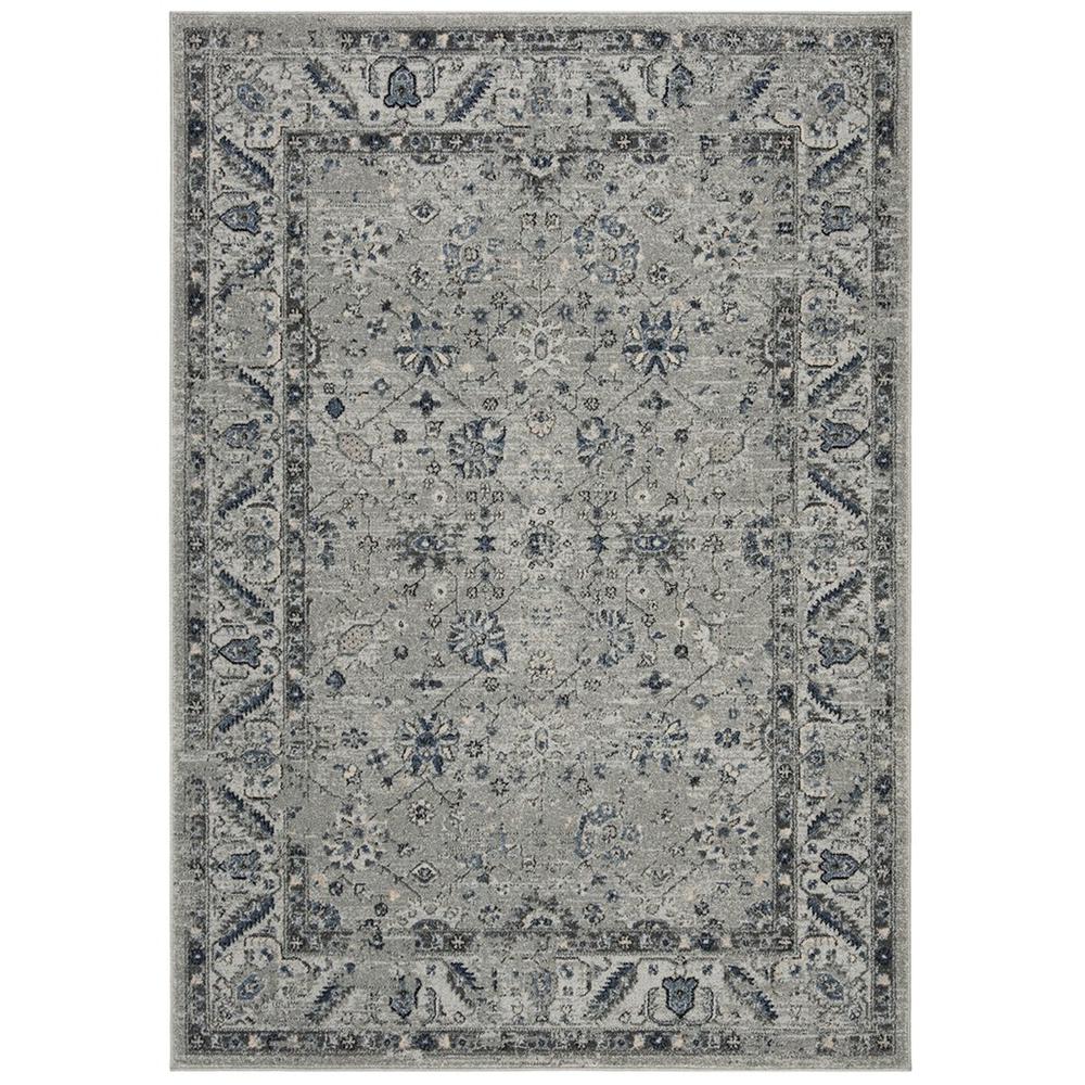 CHARLESTON, GREY / DARK GREY, 5'-3" X 7'-6", Area Rug, CHL413F-5. Picture 1