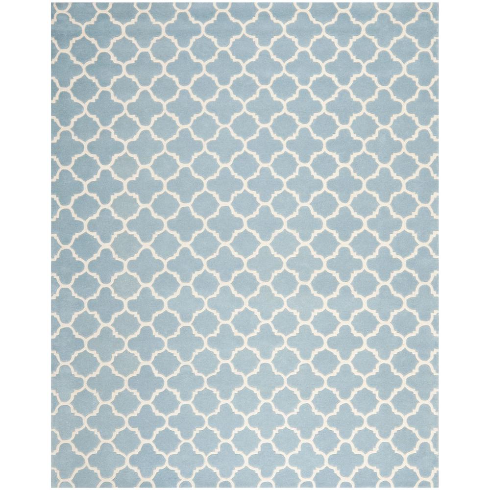 CHATHAM, BLUE / IVORY, 8' X 10', Area Rug, CHT717B-8. Picture 1