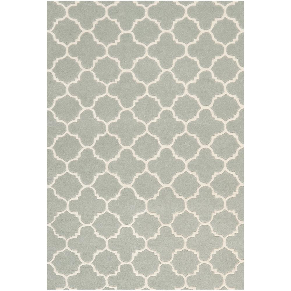 CHATHAM, GREY / IVORY, 4' X 6', Area Rug, CHT717E-4. Picture 1