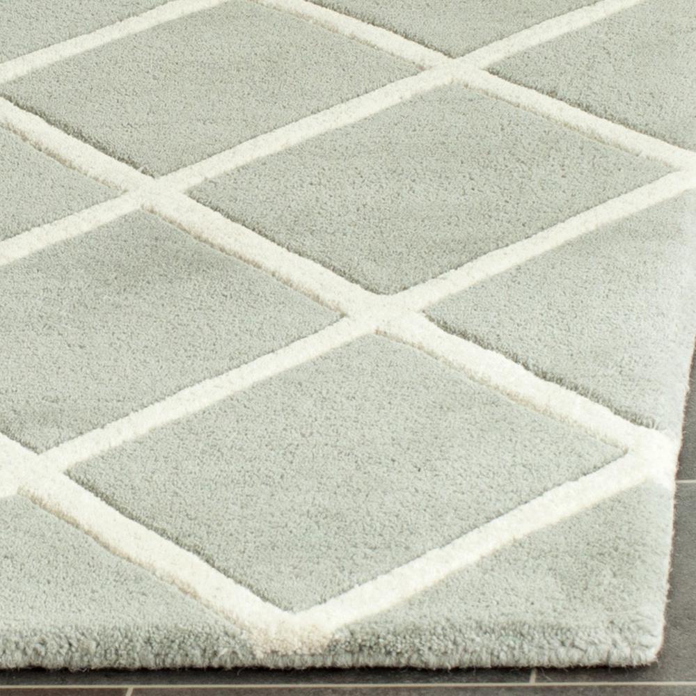 CHATHAM, GREY / IVORY, 2'-3" X 9', Area Rug, CHT720E-29. Picture 1
