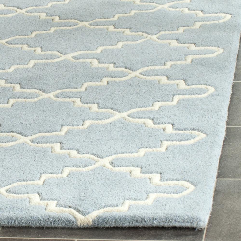 CHATHAM, BLUE / IVORY, 2'-3" X 5', Area Rug, CHT721B-25. Picture 1