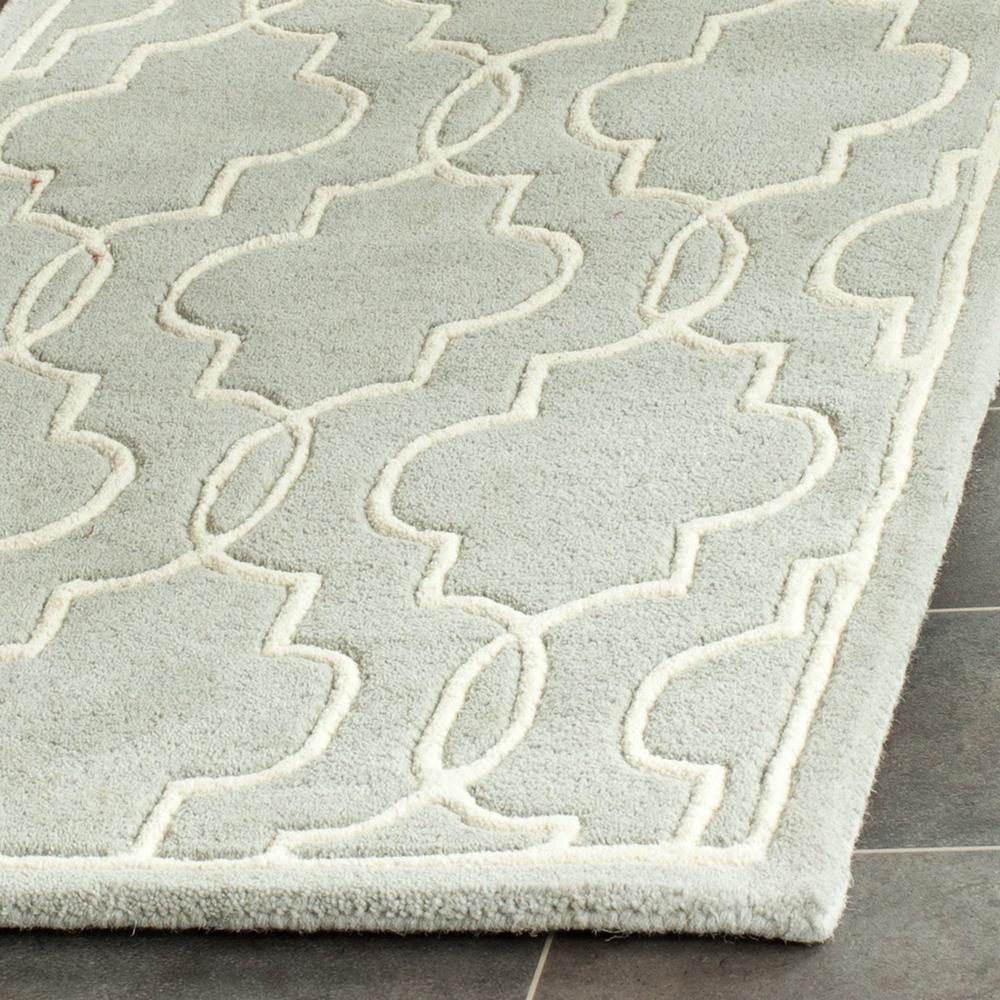 CHATHAM, GREY / IVORY, 2'-3" X 9', Area Rug, CHT723E-29. Picture 1