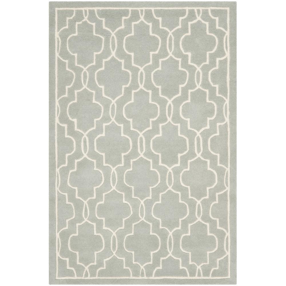 CHATHAM, GREY / IVORY, 4' X 6', Area Rug, CHT723E-4. Picture 1